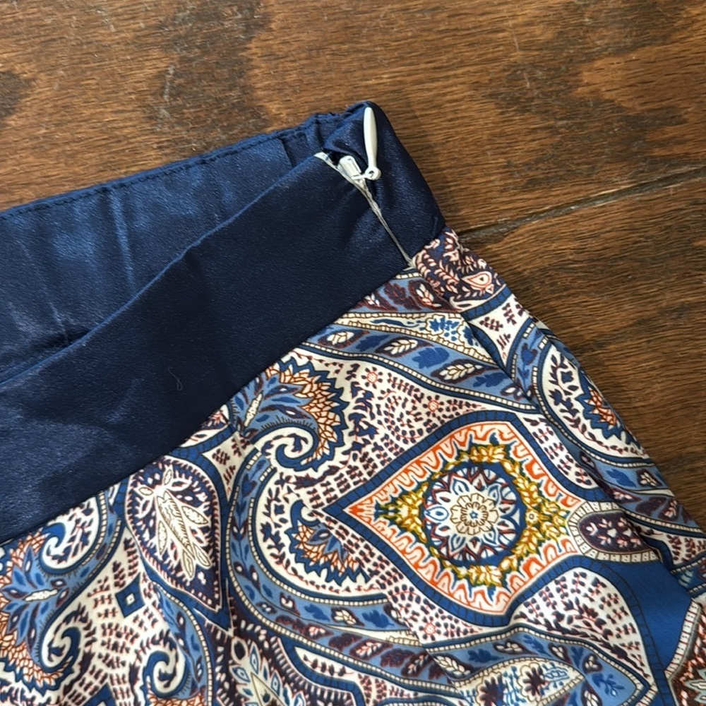 Elevenses paisley wide leg pants, small - Picture 6 of 10